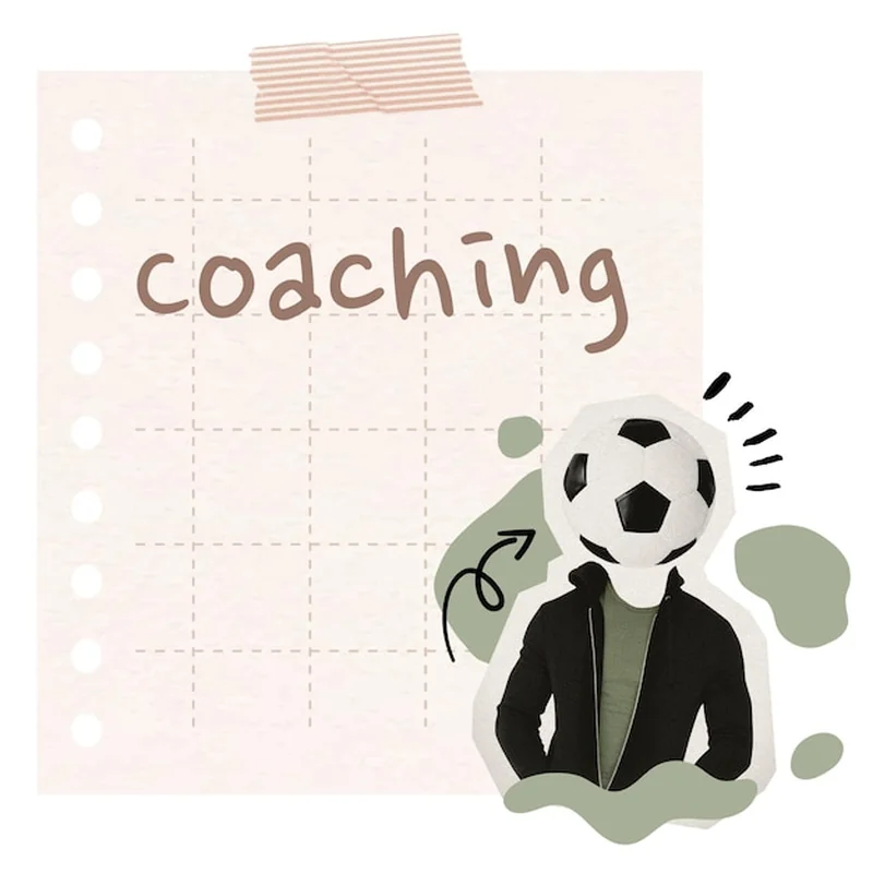 Trener sportowy na przezroczystym tle